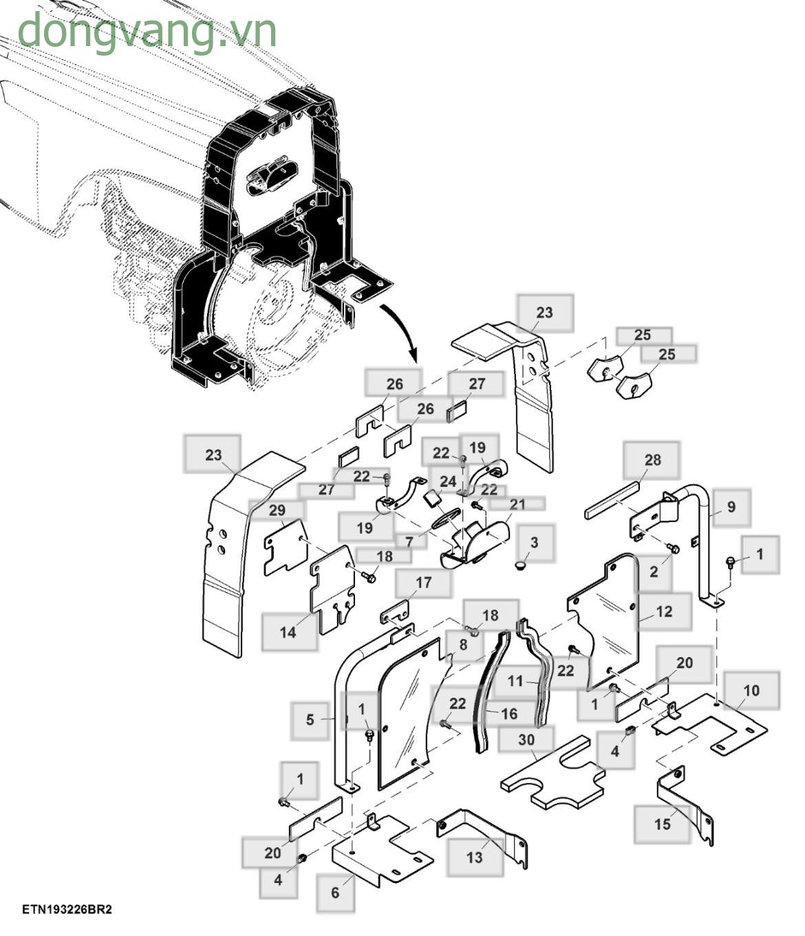 Heat Shield, W/ Additional Heat and Noise Shield - ST915323